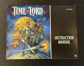 Time Lord NES Nintendo libretto di istruzioni NES-LZ-UKV