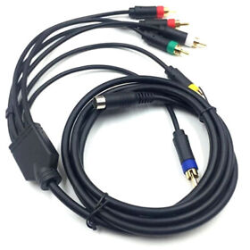 Sega Saturn 10-PIN HD Component Cable Bulk Hexir New (Audio Video Cord Adapter)