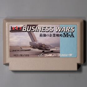 Business Wars (Famicom, 1992) Tested Cartridge Japan Import Hect