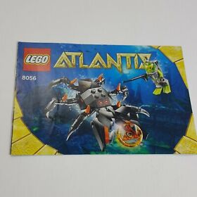 Lego Atlantis 8056 **MANUAL ONLY**