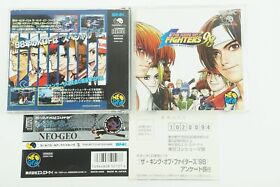 The King Of Fighters 98 NCD SNK Neogeo CD Spine From Japan