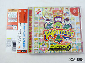 Pop'n Music 4 Append Disc Dreamcast Japanese Import Bemani JP Japan US Seller A