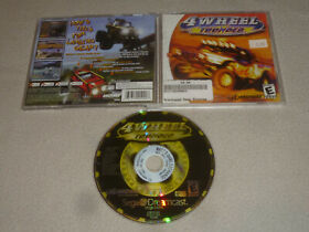 SEGA DREAMCAST VIDEO GAME 4 WHEEL THUNDER COMPLETE W CASE & MANUAL MIDWAY