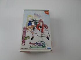Sakura Taisen 3 Limited Disk no open Dreamcast Japan Ver Dream Cast