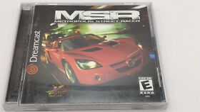 Metropolis Street Racer (Sega Dreamcast, 2001) NM Disc Complete CIB