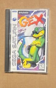 Gex (Sega Saturn, 1996) Missing original case disc has scratches PLEASE READ