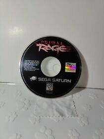 Sega Saturn - Primal Rage- Authentic & Tested- Sega rare Video Game,💯 Working.