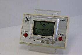 Nintendo Game & Watch Silver Vermin MT-03 Made in Japan 1980 Great Condition