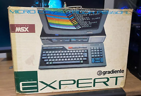 GRADIENTE BRAZILIAN MSX COMPUTER 1985 IN BOX - IN AMAZING CONDITIONS VERY RARE!