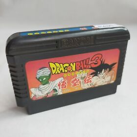 Dragon Ball 3 Goku Den Bandai pre-owned Nintendo Famicom NES Tested