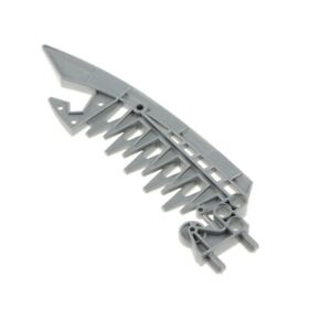 1x LEGO Bionicle Weapon Rod Sword Grey 16x6 Jagged Blade 8942 4494492 54272