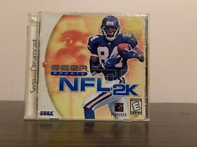 NFL 2K Sega Dreamcast Complete Authentic