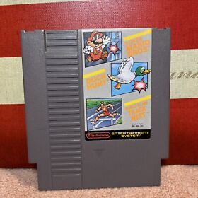 Super Mario Bros Duck Hunt World Class Track Meet (NES, 1988) (TESTED)