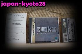 Zork 1 Complete Set Sega Saturn SS Japan  Good Condition