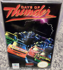 Days of Thunder Nintendo NES Vintage Game Box  2"x3" Fridge Locker MAGNET