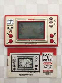 GAME AND & WATCH NINTENDO MICKEY MOUSE Disney used antique retro  #27