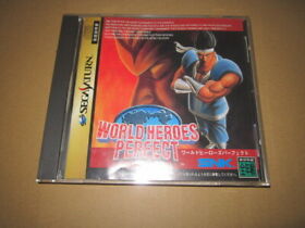 Sega Saturn SS World Heroes Perfect Japanese Version Free Shipping One Item Only