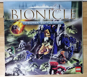 VINTAGE 2005 LEGO BIONICLE VISORAK BATTLE RAM 8757 INSTRUCTION BOOKLET ONLY