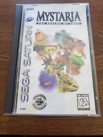 Mystaria: The Realms Of Lore Sega Saturn Complete w/Registration Card 