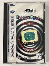 Bubble Bobble / Rainbow Islands Sega Saturn 1996 CIB Complete Manual & Reg Card