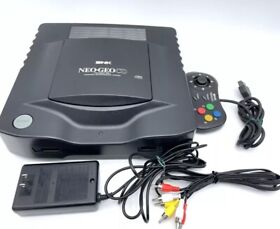 Neo Geo CD Console + Mini Controller & power cable SNK Tested Backups US Seller!