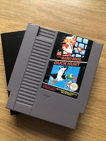Super Mario Bros / Duck Hunt - Nintendo NES Cart & Case - UK/PAL