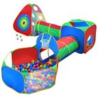  5pc Kids Ball Pit Tents and Tunnels, Toddler Jungle Gym Play Tent with Play 
