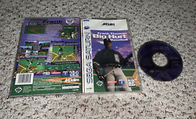 Frank Thomas Big Hurt Baseball (Sega Saturn, 1996) Complete