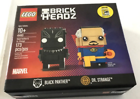 2016 LEGO 41493 Brickheadz Black Panther-Dr. Strange SEALED SAMPLE BOX UNOPENED