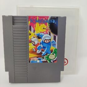 NICE! Bomberman II 2 AUTHENTIC + Case Nintendo NES Cartridge Clean Working OEM