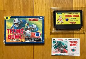 Temco Bowl Football Famicom Nintendo NES Japan Tecmo 1990 B