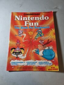 Nintendo Fun 1990 The Book For Beginners Batman TMNT Mega Man Super Mario NES