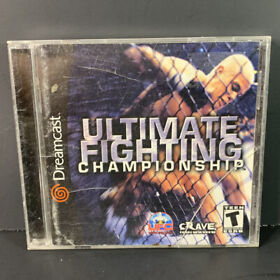 Ultimate Fighting Championship UFC Sega Dreamcast Complete Box with Manual CIB