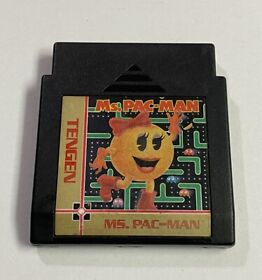 Ms. Pac-Man, Tengen Nintendo Entertainment System NES Black Cart Tested