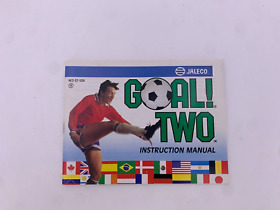 Goal Two (Nintendo Entertainment System, NES, 1992) Instruction Manual