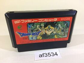 af3534 Dragon Quest III 3 NES Famicom Japan