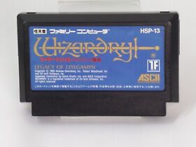 Wizardry II 2 Legacy of Llylgamyn  Cartridge ONLY [Famicom Japanese version]