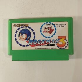 RockMan 3 Dr. Wily no Saigo!? Mega Man (Nintendo Famicom FC, 1990) Japan Import