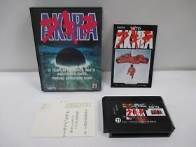 NES -- AKIRA -- Katsuhiro Otomo. Box. Famicom, JAPAN Game. 10119