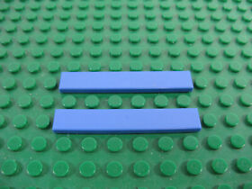 2x LEGO Blue-Violet Tile 1 x 6 Smooth Flat Plate Castle of Morcia 8781 #6636