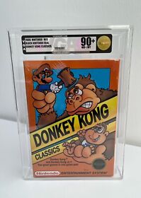 Donkey Kong Classics - VGA 90+ - First Print Pop1 sealed - Nintendo NES US NTSC