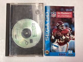 Joe Montana's NFL Football- Sega CD Complete TESTED CIB w/ Reg Card