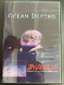 Ocean Depths Atari Jaguar CD Genuine Authentic Rare CIB !