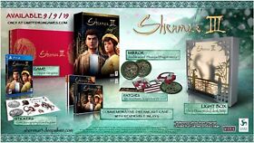 Shenmue III 3 Collector's Edition PS4 LRG Dreamcast YS Net Yu Suzuki LE SEALED