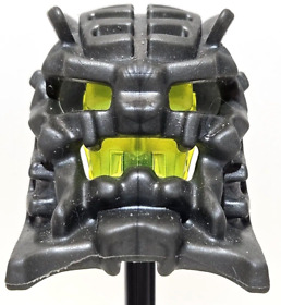 Lego Bionicle Kanohi Mask Sanok Flexible Rubber Part 54263 Pearl Dark Gray 8730