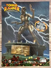 Tomb Raider Chronicles Sega Dreamcast Playstation 1 PC Promo Ad Print Poster 
