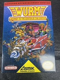 Wurm: Journey to the Center of the Earth (NES, 1991) VGC Complete Flawless Mint