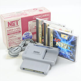 Sega Saturn Modem Networks HSS-0148 Boxed JAPAN Game Ref 2353