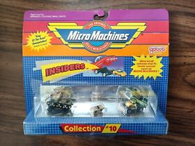 Galoob Micro Machines Ultra Small INSIDERS COLLECTION #10 Sealed Pkg 1989 RARE
