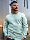 Sweatshirt Pullover Langarmshirt Rundhals Sport Men Unifarben Herren BOLF Basic 